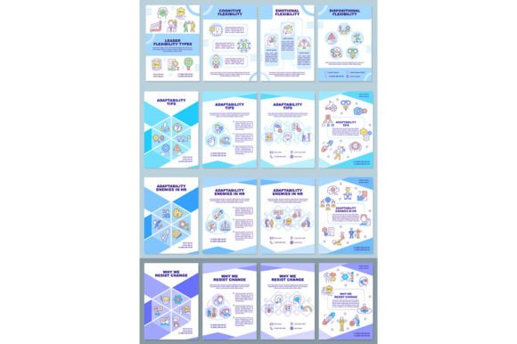 Adaptability Tips Brochure Template Set Graphics Review