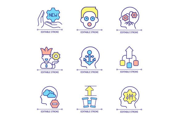 Adapting to Changes Svg Color Icons Set Graphics Review