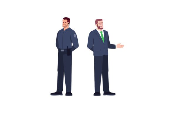 Bank Employees Svg Color Illustrations Graphics Review