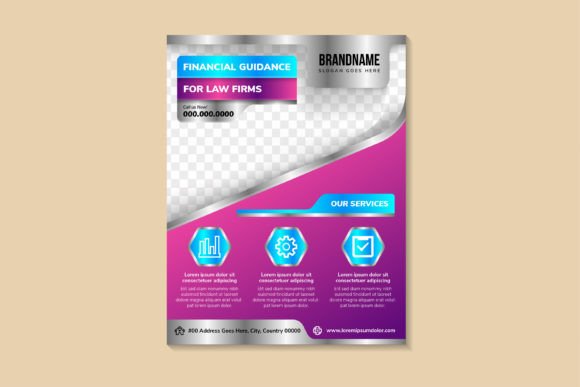 Financial Guidance Vertical Flyer Graphics and Print Templates Review