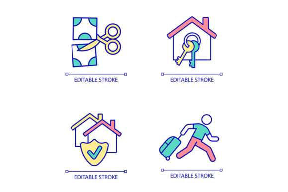 Insurance RGB Color Icon Set Graphics and Icons
